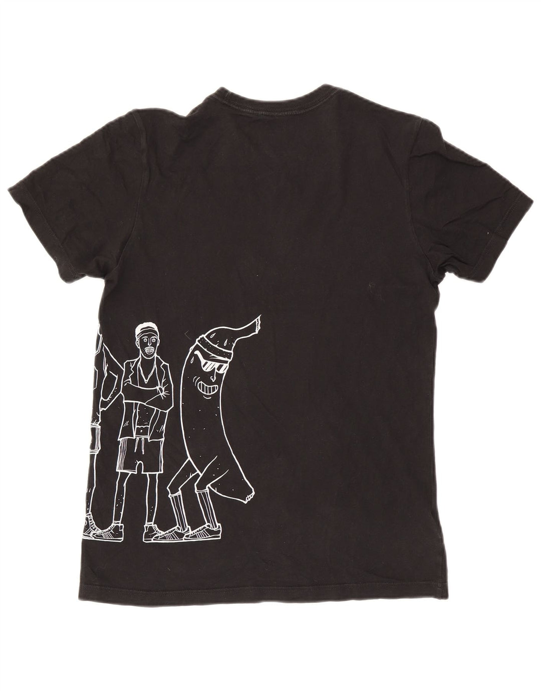Tricou grafic pentru bărbați Adidas Top mic, negru, bumbac