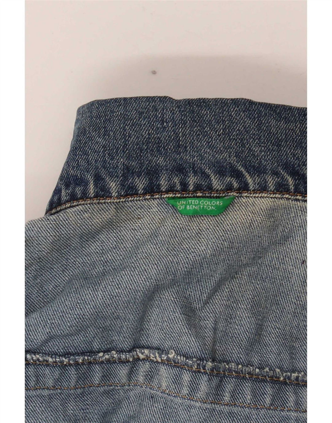 Jachetă de blugi pentru bărbați Benetton UK 40 Large Blue