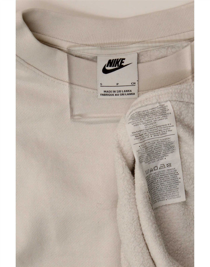 Pulover Nike pentru bărbați, bumbac mic, alb