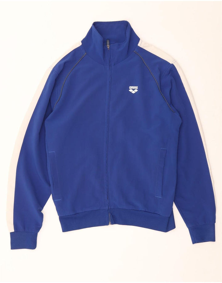 Jachetă de trening Arena pentru bărbați, albastru, poliester color bloc