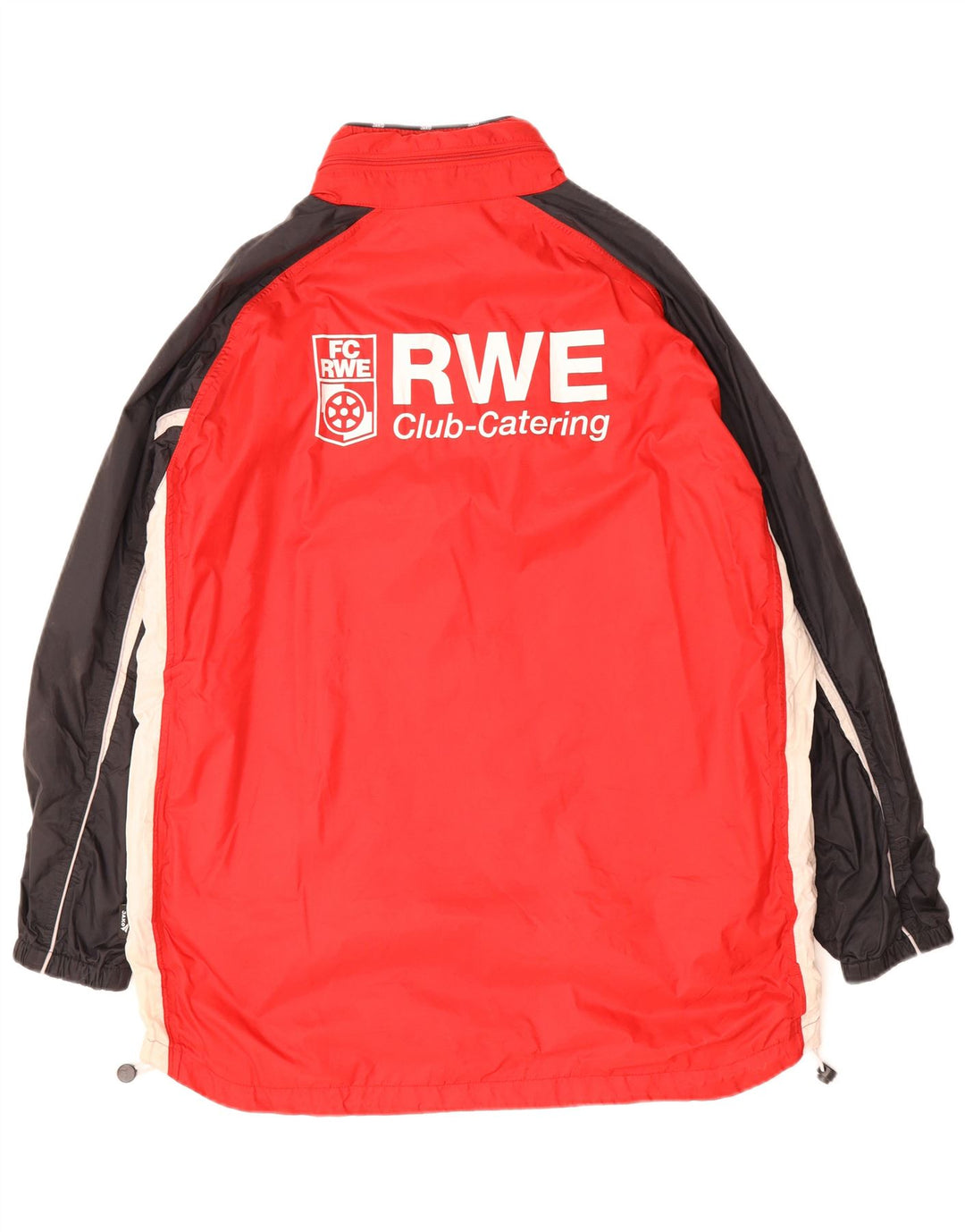 JAKO Mens Graphic Rain Jacket UK 40 Large Red Colourblock
