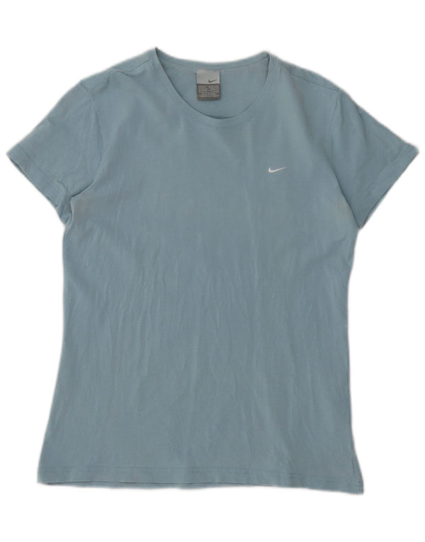 Tricou pentru femei NIKE Top UK 10/12 Medium Blue Sintetic