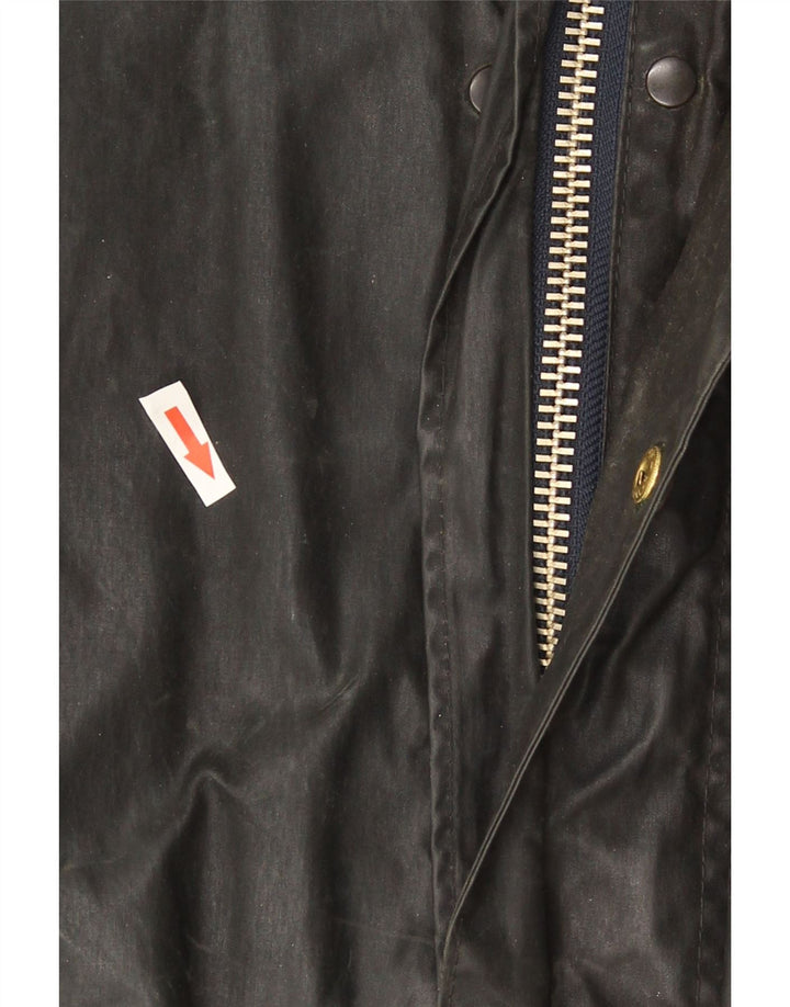 Palton Barbour pentru bărbați din bumbac cerat UK 36 Mic Negru