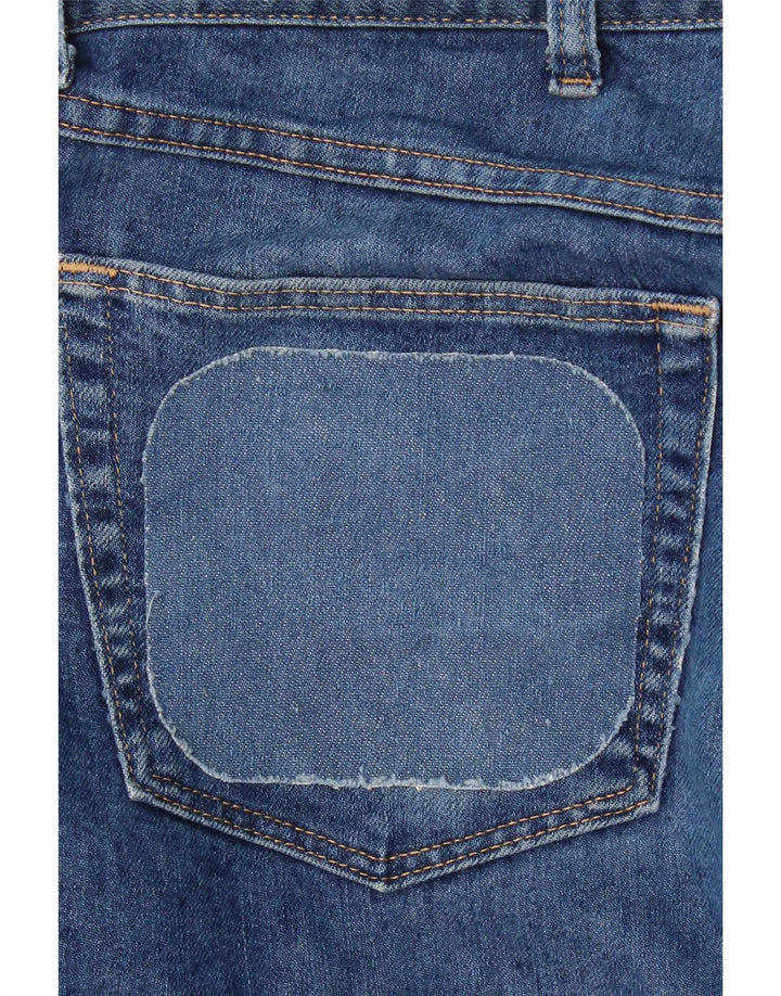 Blugi drepti Wrangler pentru femei, cu ajustare normală, W40 L29, bumbac albastru