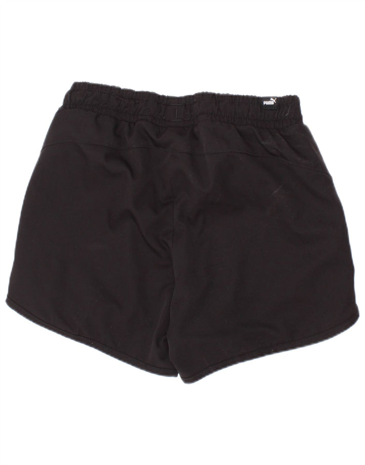 Pantaloni scurți sport Puma pentru băieți 7-8 ani poliester negru