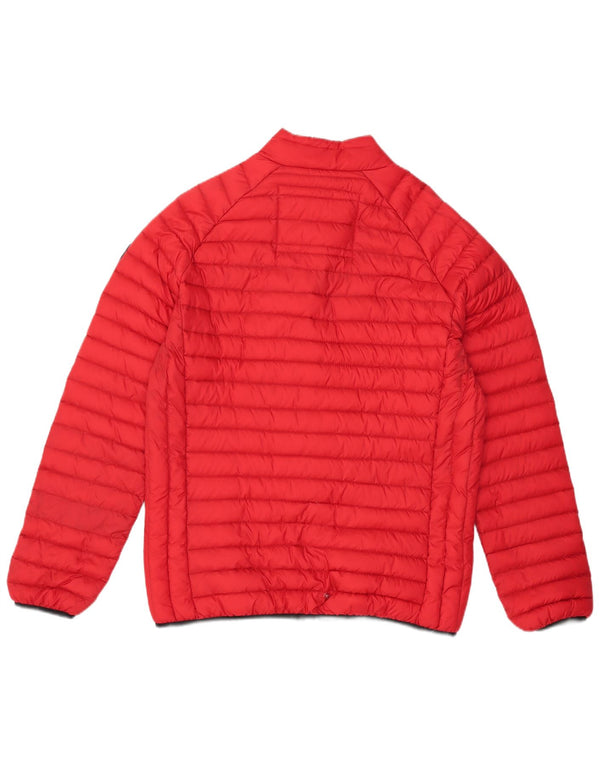 Superdry Mens Padded Jacket UK 44 2XL Red Nylon