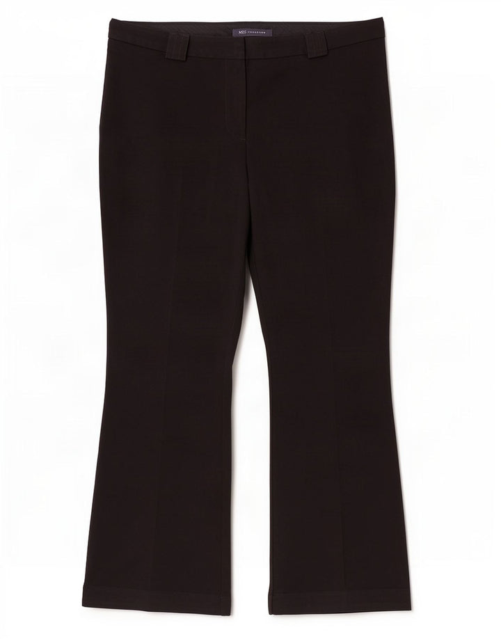 Pantaloni de costum Bootcut pentru femei Marks & Spencer UK 12 Medium L30 L27 Negru