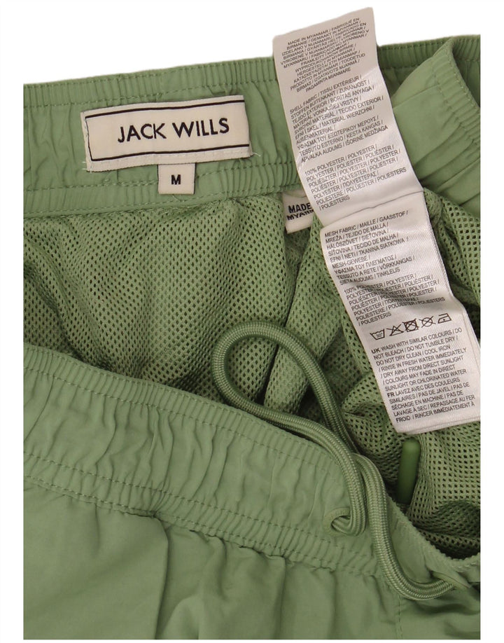 Pantaloni scurți sport Jack Wills pentru bărbați, poliester verde mediu
