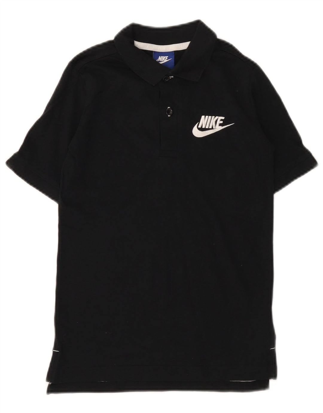 Tricou polo NIKE baieti 8-9 ani mic bumbac negru
