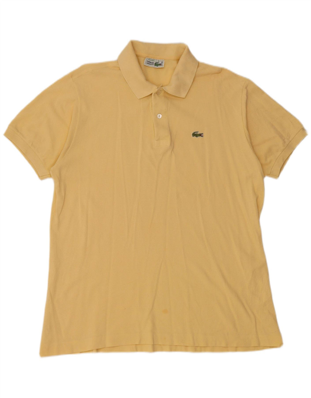 Tricou polo pentru bărbați LACOSTE Mărimea 6 XL Bumbac galben