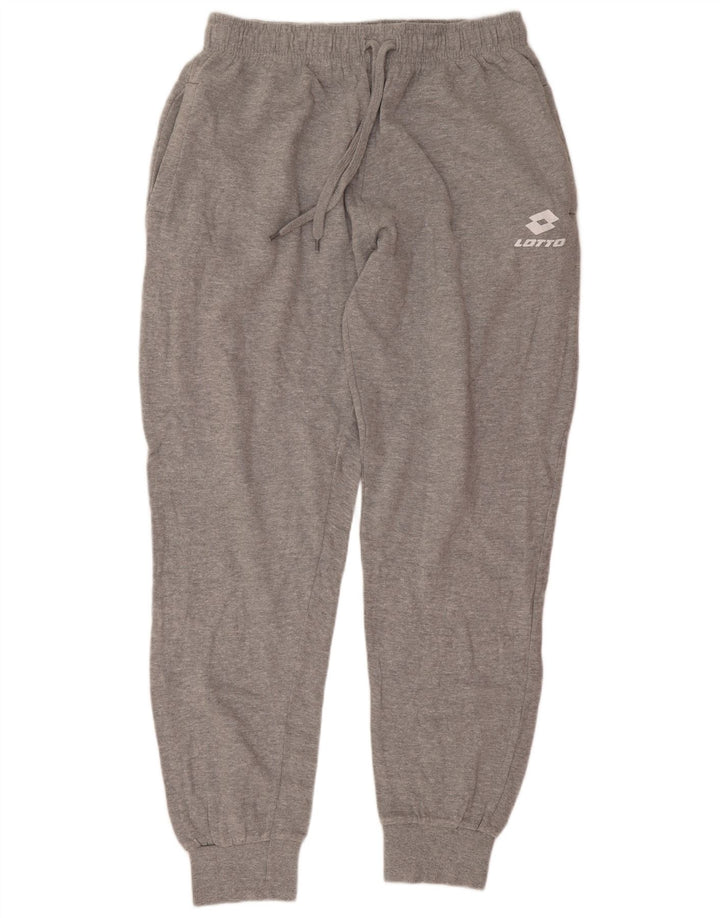 Pantaloni de trening pentru bărbați Lotto Joggeri mari, gri