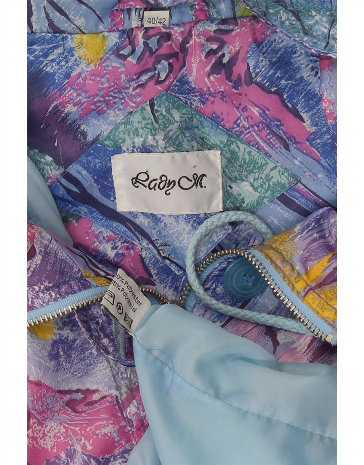 Jachetă vintage cu model abstract pentru femei EU 40/42 Medium Multicolor
