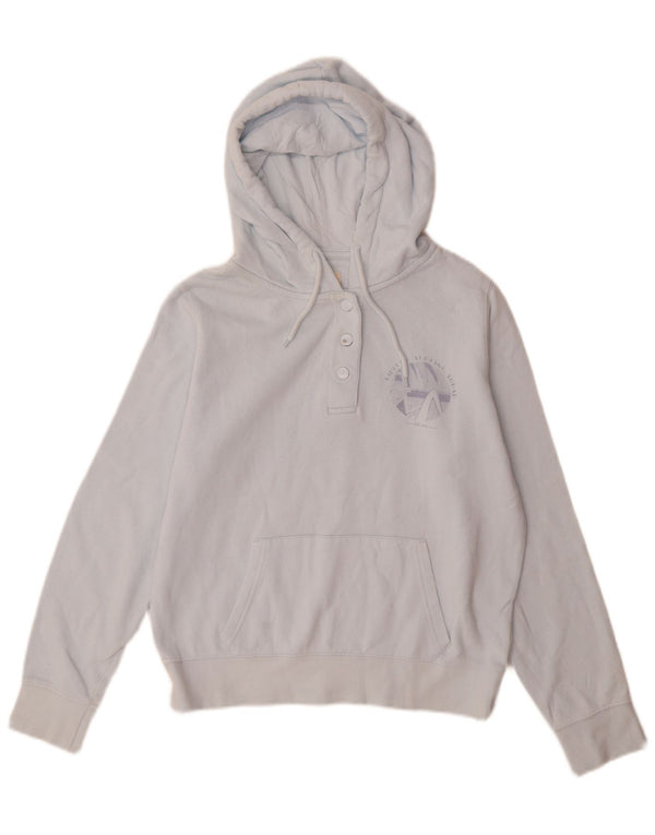 Pulover pentru damă Rip Curl, supradimensionat, cu gât cu nasturi, cu glugă, UK 2 2XS Albastru