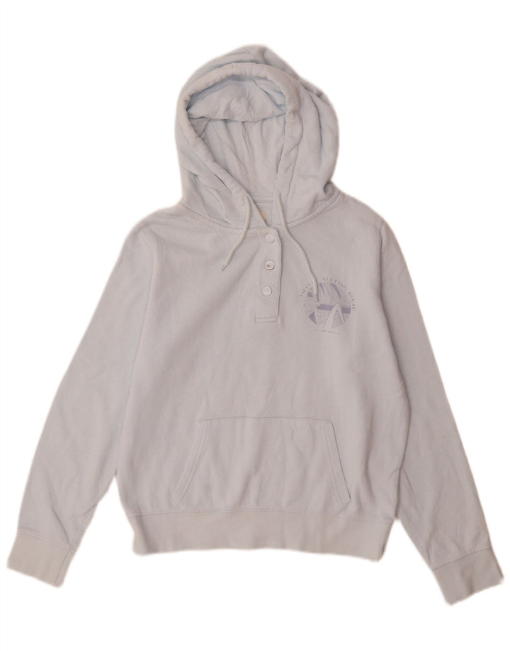 Pulover pentru damă Rip Curl, supradimensionat, cu gât cu nasturi, cu glugă, UK 2 2XS Albastru