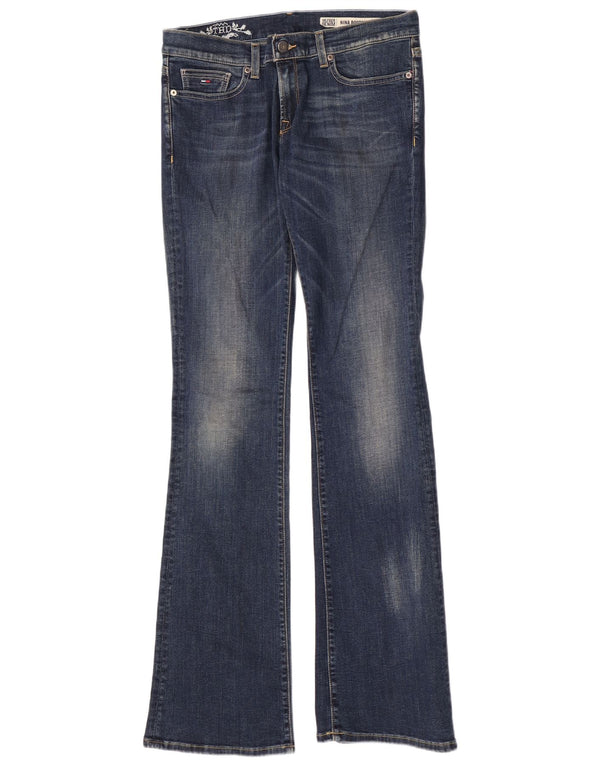 Tommy Hilfiger Womens Nina Bootcut Jeans W30 L34 Blue Cotton