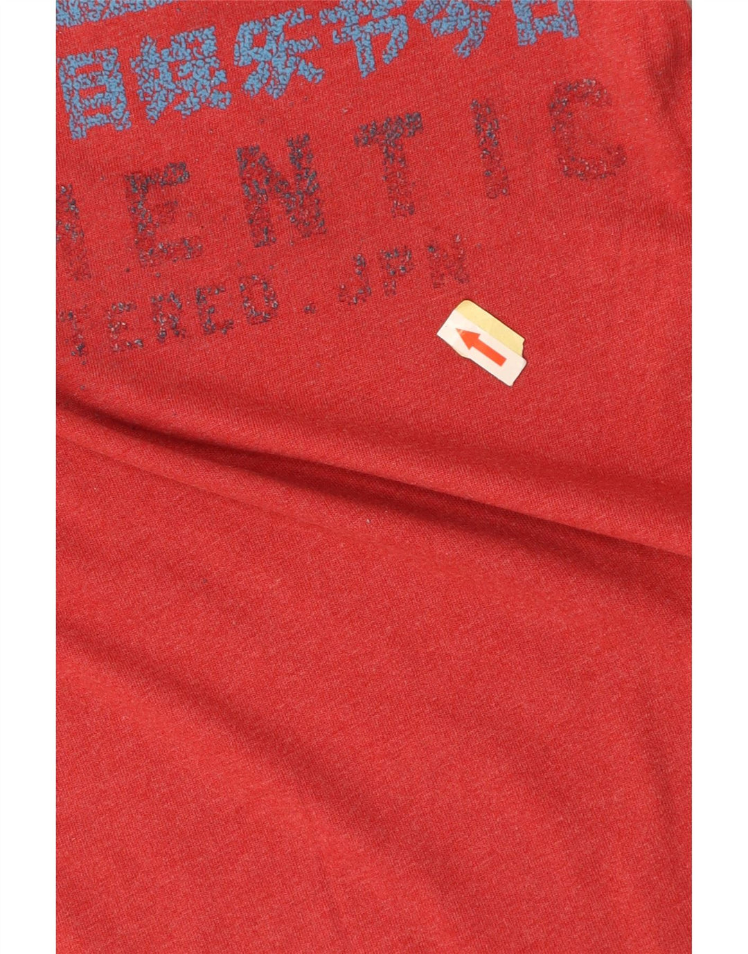 SUPERDRY tricou grafic pentru bărbați Top mic bumbac roșu