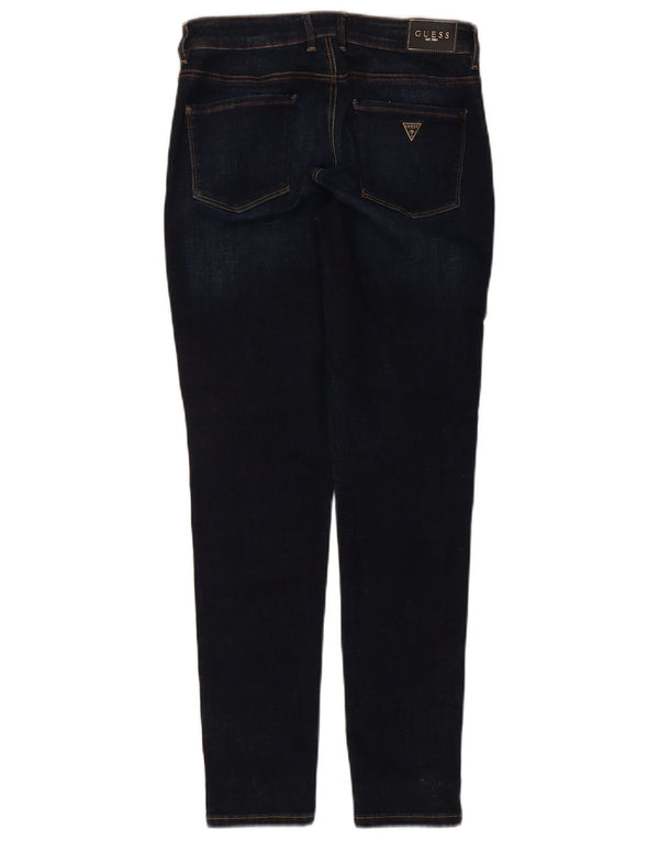 Blugi jegging Guess pentru femei W29 L30 bumbac bleumarin