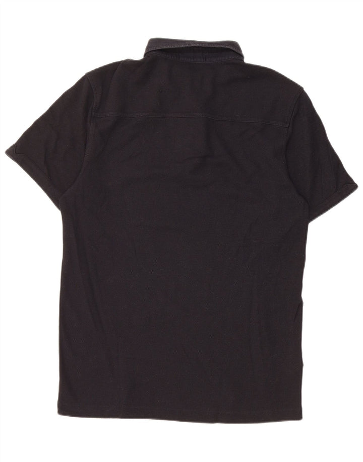 Cămașă polo Fred Perry pentru bărbați, bumbac, albastru bleumarin mediu