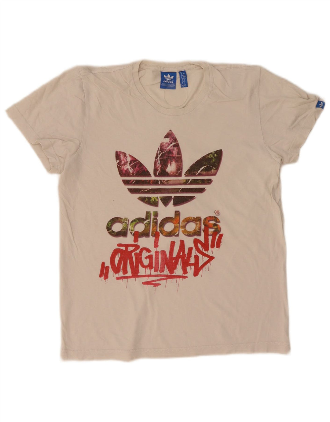 Tricou grafic ADIDAS pentru bărbați Top mic alb