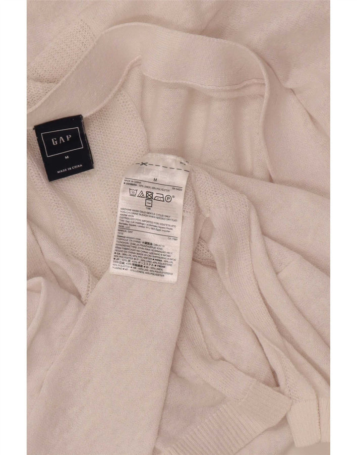 Pulover cardigan deschis pentru femei Gap UK 14 in alb mediu