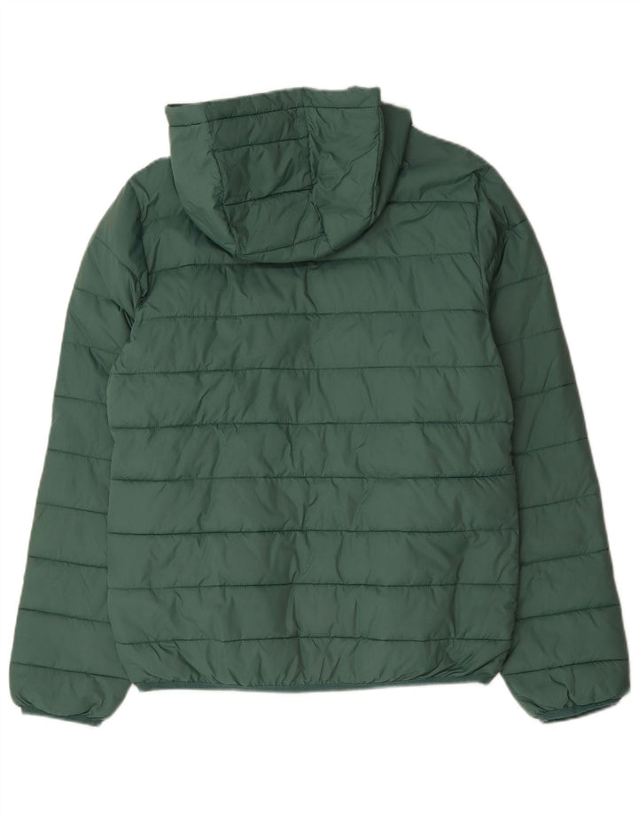 Jachetă căptușită cu glugă Lyle & Scott pentru băieți 15-16 ani, verde, poliamidă
