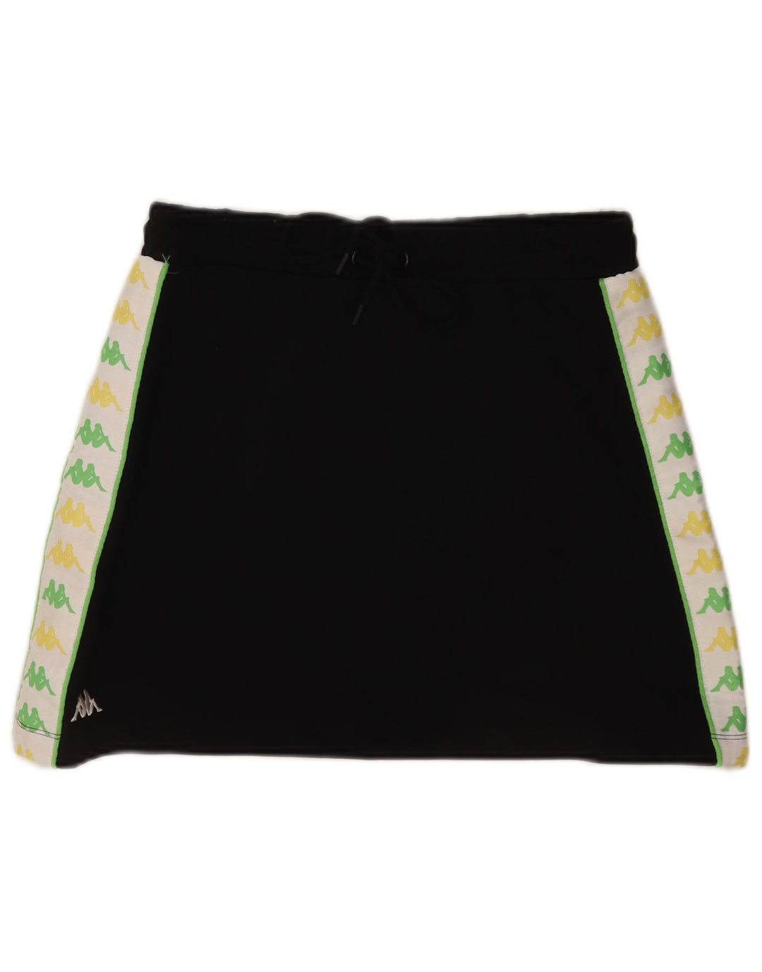 Fusta grafică pentru femei Kappa UK 14 Medium Black Colorblock Bumbac
