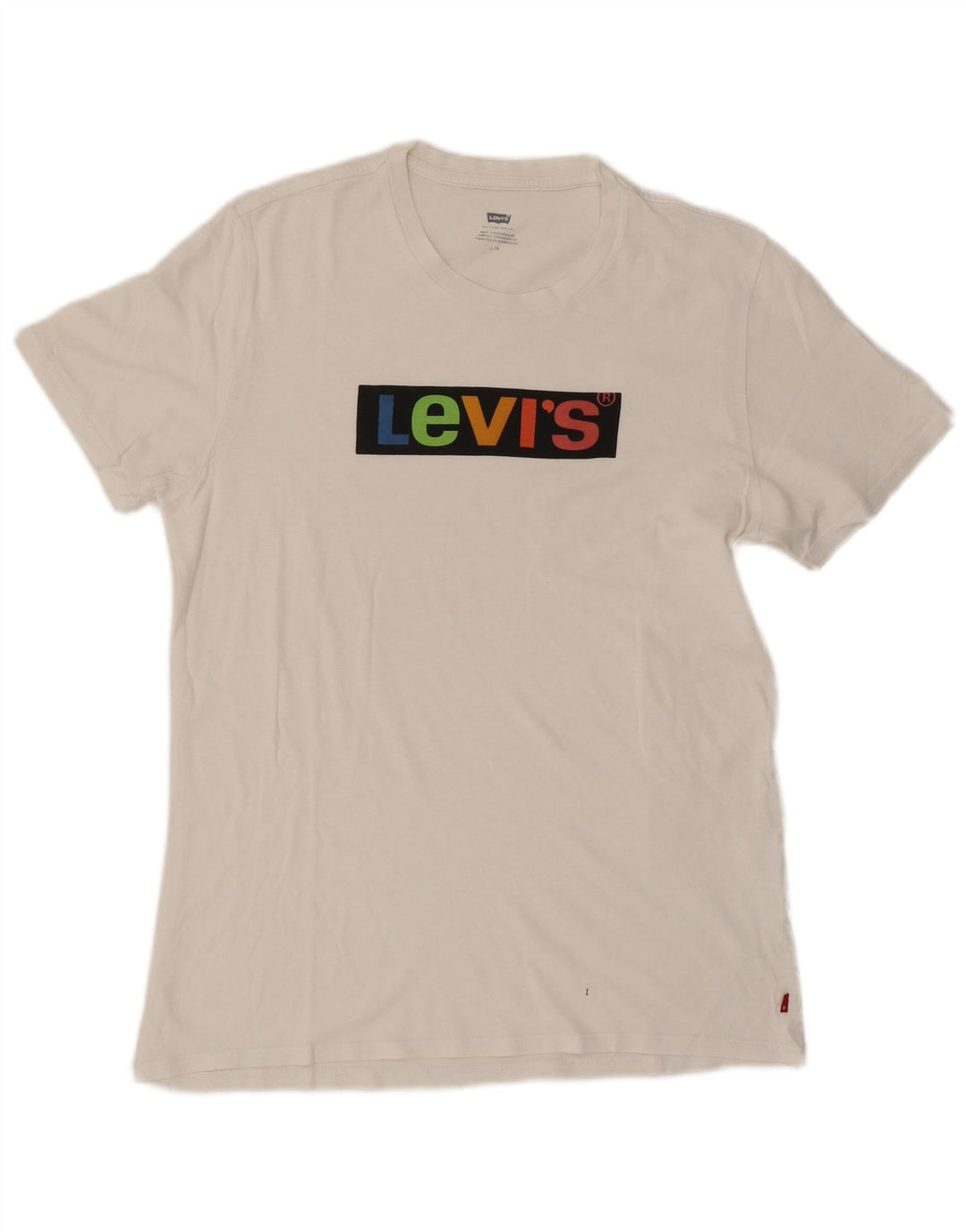 Tricou grafic pentru bărbați Levi's Top Large White