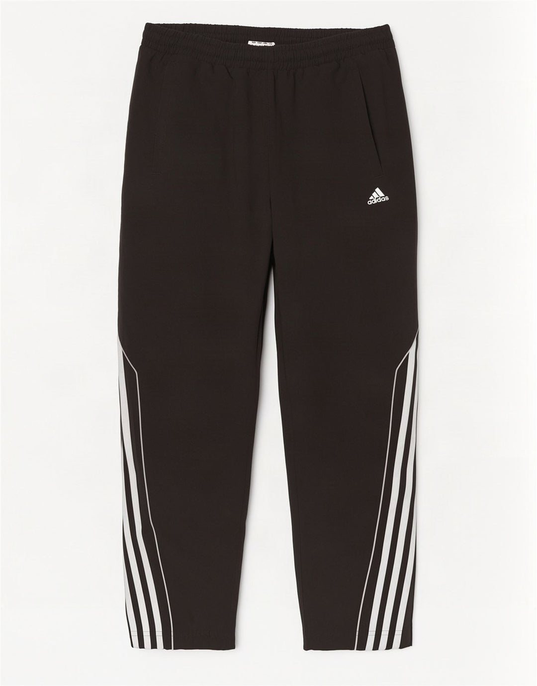 Pantaloni de trening Adidas pentru bărbați, poliester mediu negru