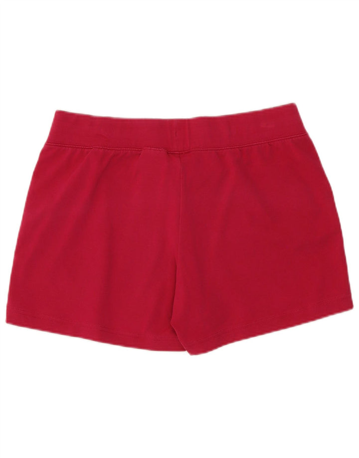 Pantaloni scurti sport Nike pentru femei UK 14, bumbac roz mediu