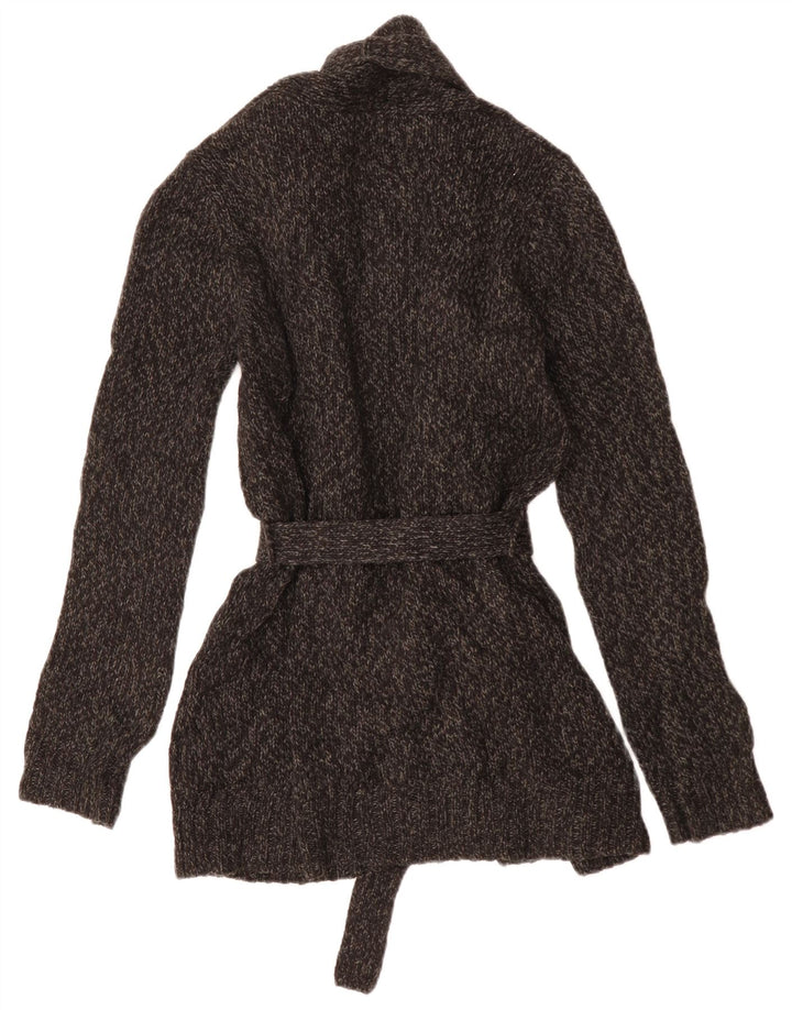 Pulover cardigan supradimensionat pentru femei LEVI'S UK 10 mic gri cu pete acrilice