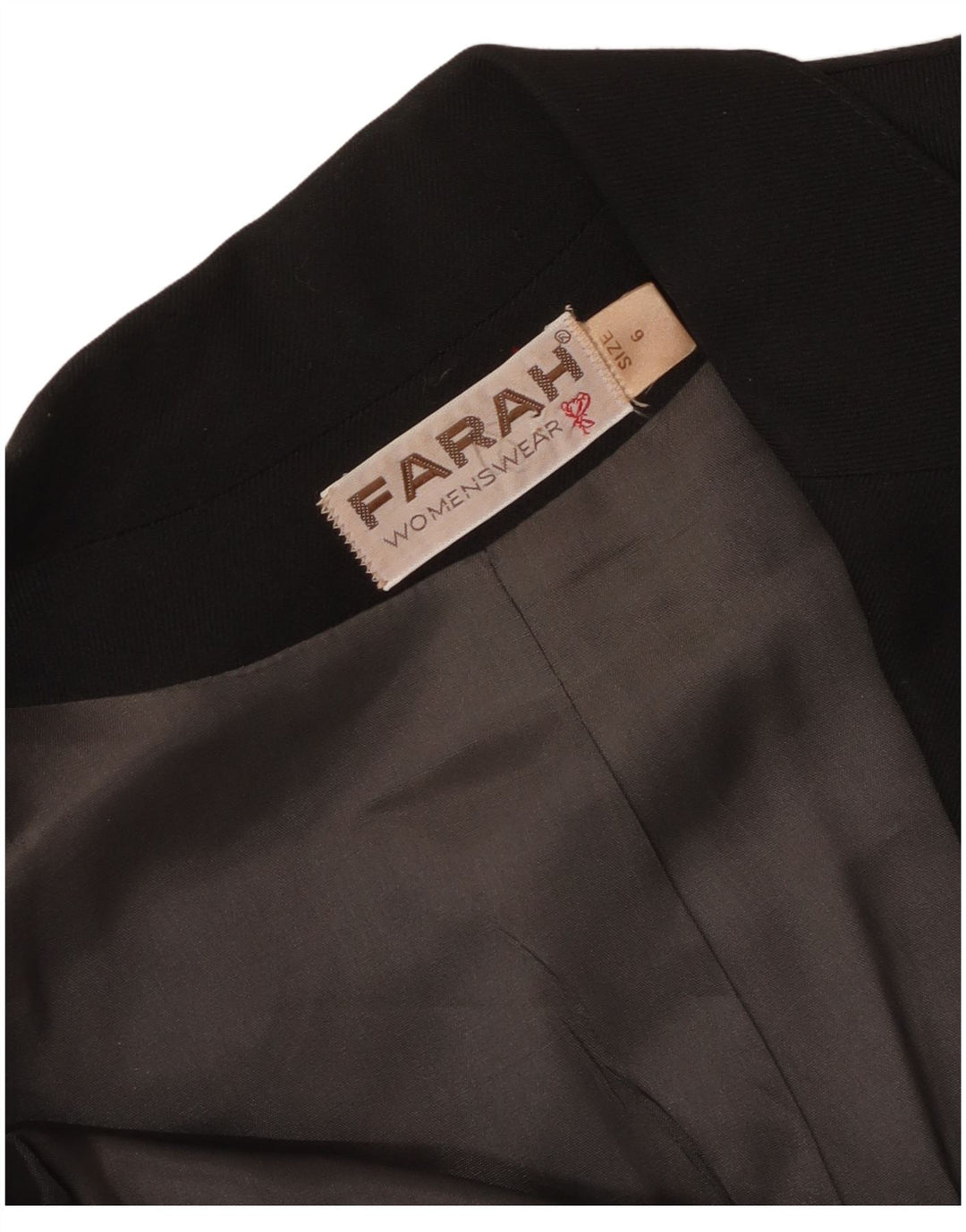 Sacou blazer pentru femei Farah, cu 2 nasturi, UK 6 XS, negru