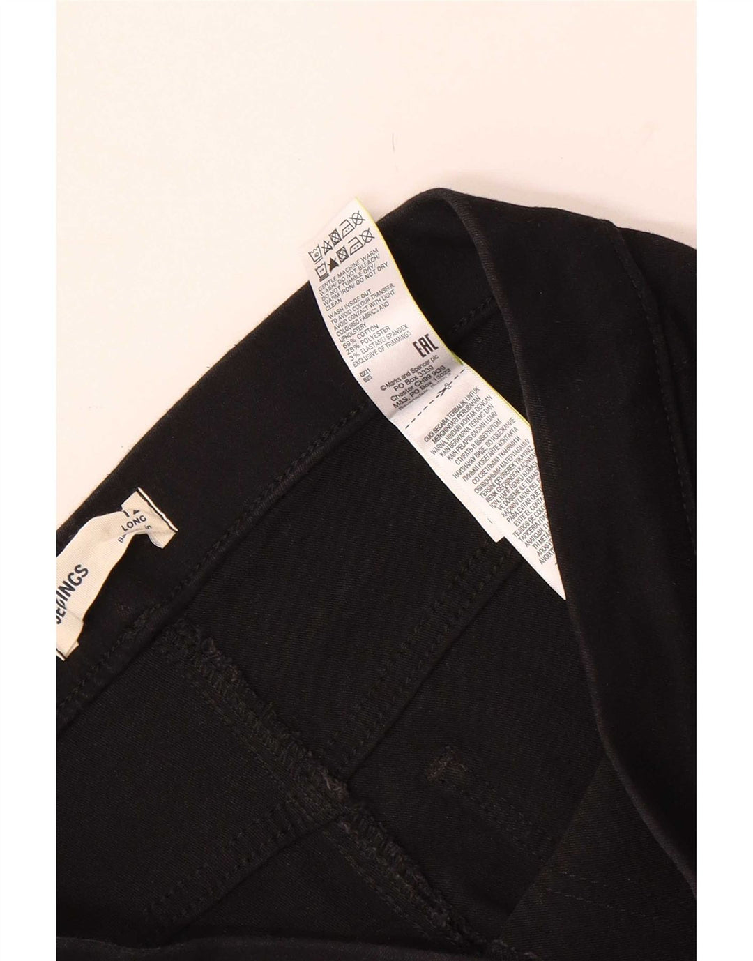 Blugi jegging pentru femei Marks & Spencer UK 12 Medium W30 L30 Bumbac negru