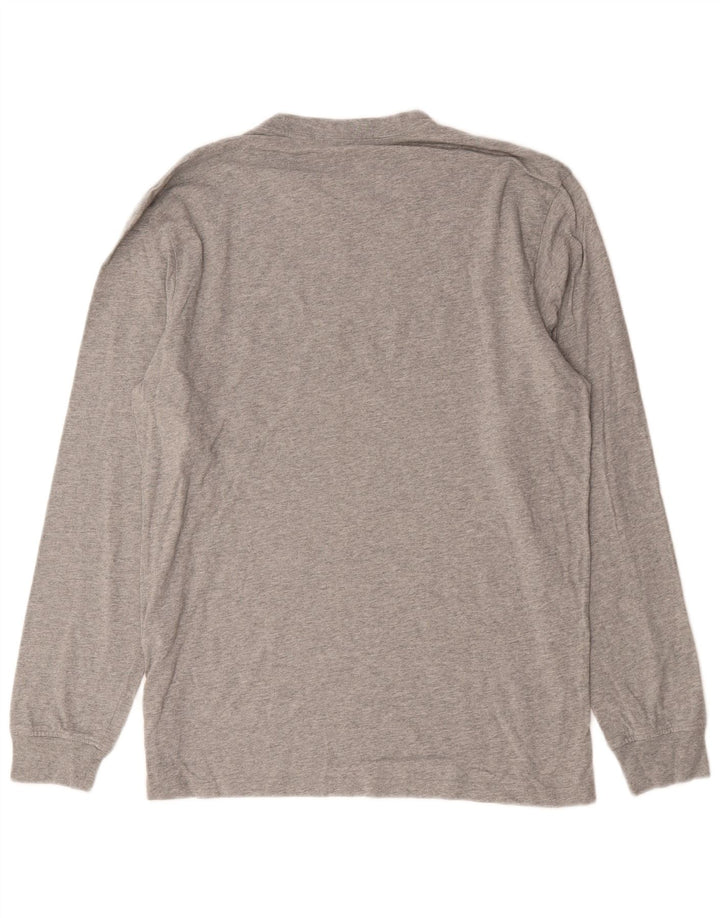 Converse pentru bărbați Chuck Taylor Graphic Top cu mânecă lungă, gri mediu pete