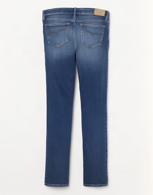 Jeans skinny super subțiri pentru femei Diesel Guppe cu talie joasă W29 L34 Albastru