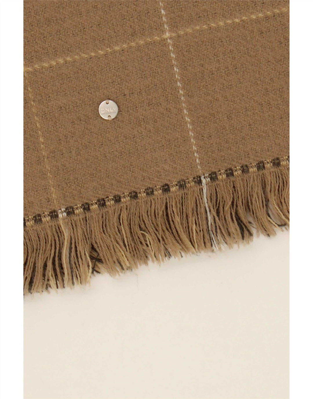 Palton reversibil pe pelerină Only pentru femei, mărime unica, bej check