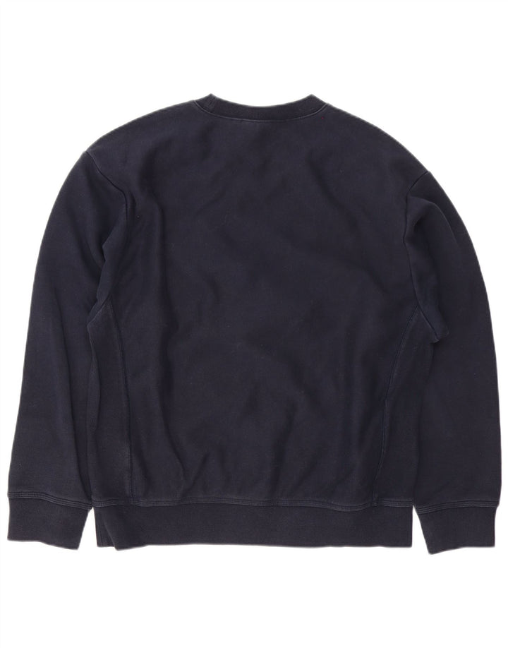 Hanorac pentru bărbați Carhartt Pulover mediu din bumbac bleumarin