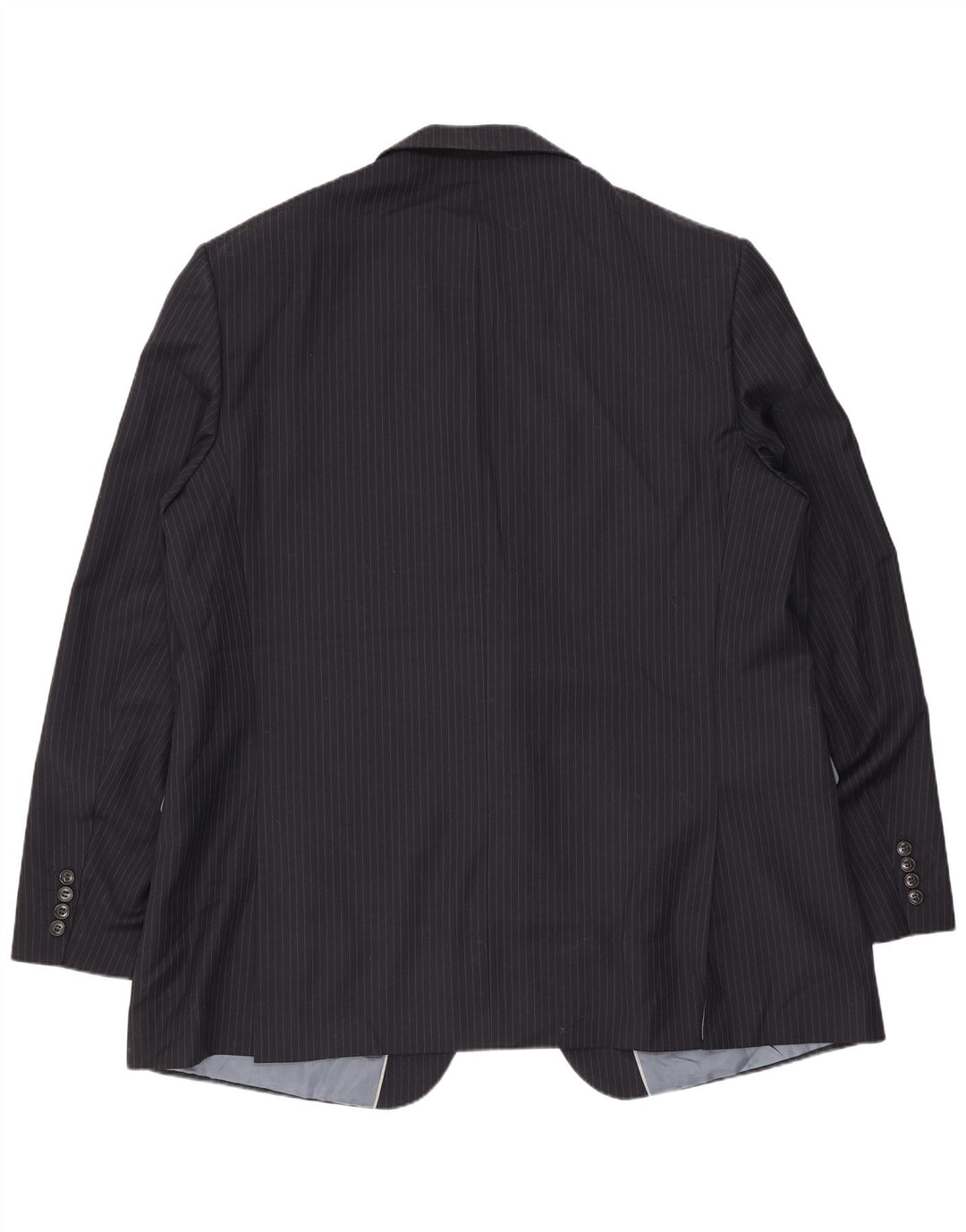 Jachetă pentru bărbați Marks & Spencer cu paragate UK 48 2XL bleumarin cu dungi
