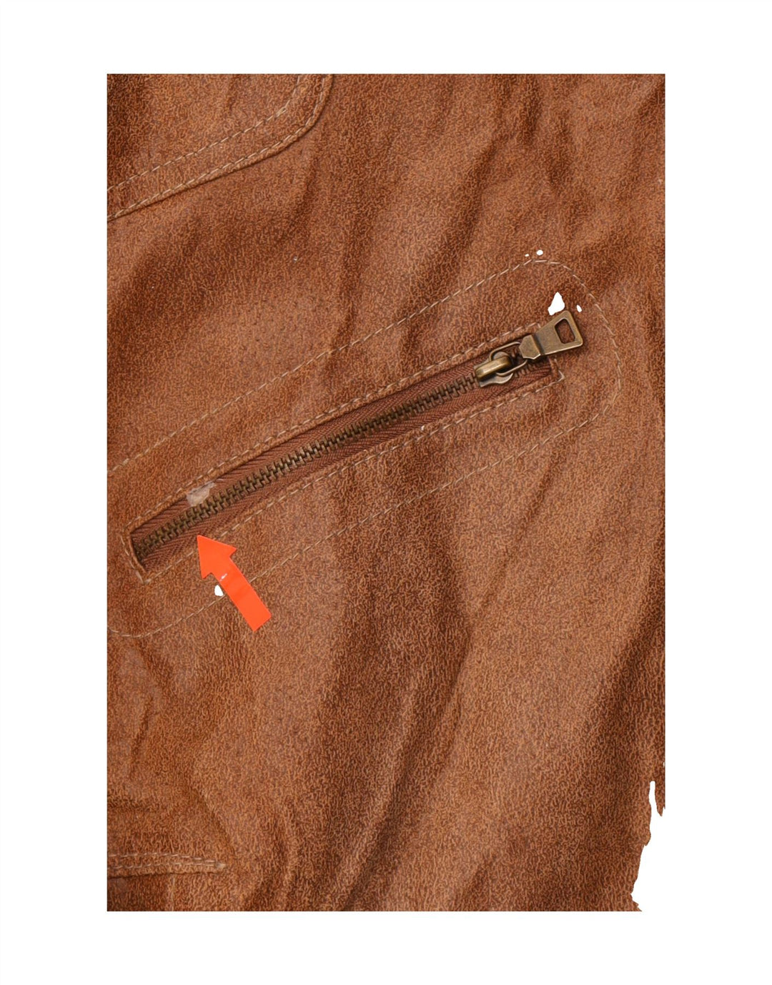 VINTAGE Womens Suede Jacket EU 44 XL Brown Leather Vintage Vintage and Second-Hand Vintage from Messina Hembry 