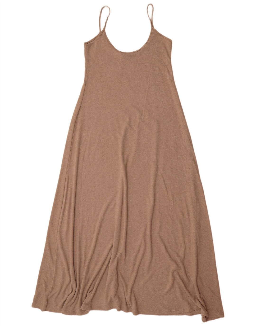 Rochie de soare maxi pentru femei Zara UK 12 Medium Bej Poliester