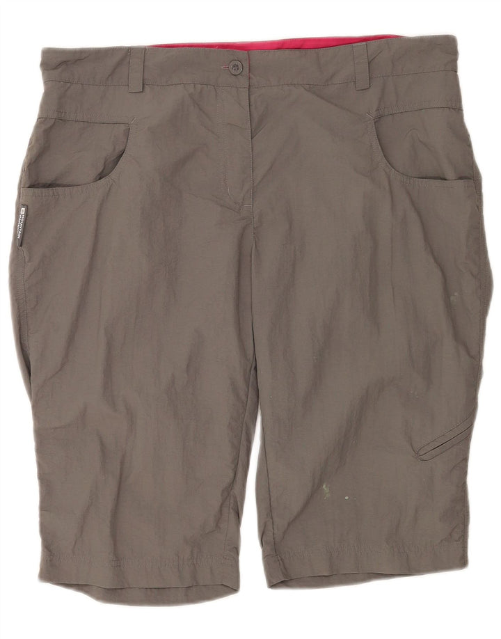 Mountain Warehouse Pantaloni scurti cargo pentru femei UK 14 Large W34 Nylon gri