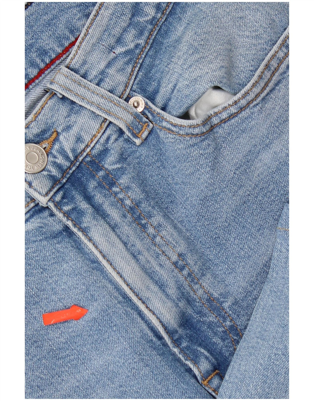 Blugi tăiați pentru femei Tommy Hilfiger W28 L23 Bumbac albastru