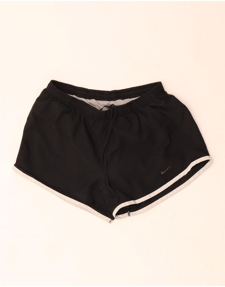 Pantaloni scurti sport Nike pentru femei UK 8 Small Negru Poliester