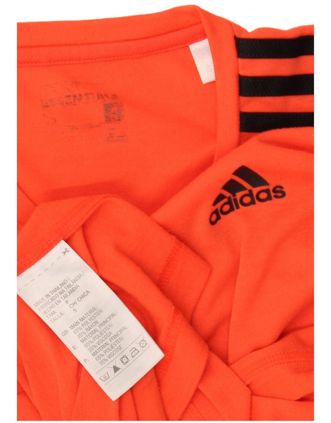 Tricou Adidas Climalite pentru bărbați Top mic poliester portocaliu