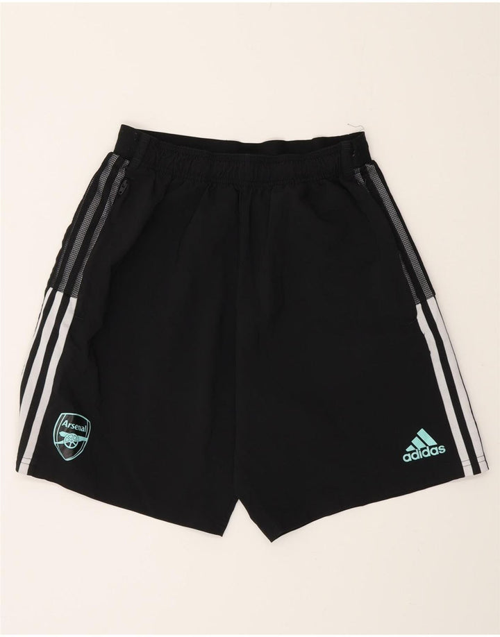 Pantaloni scurți sport pentru bărbați Adidas Arsenal, poliester mediu negru