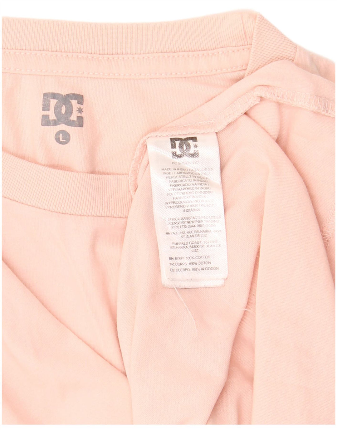 Tricou grafic DC pentru bărbați Top mare bumbac roz