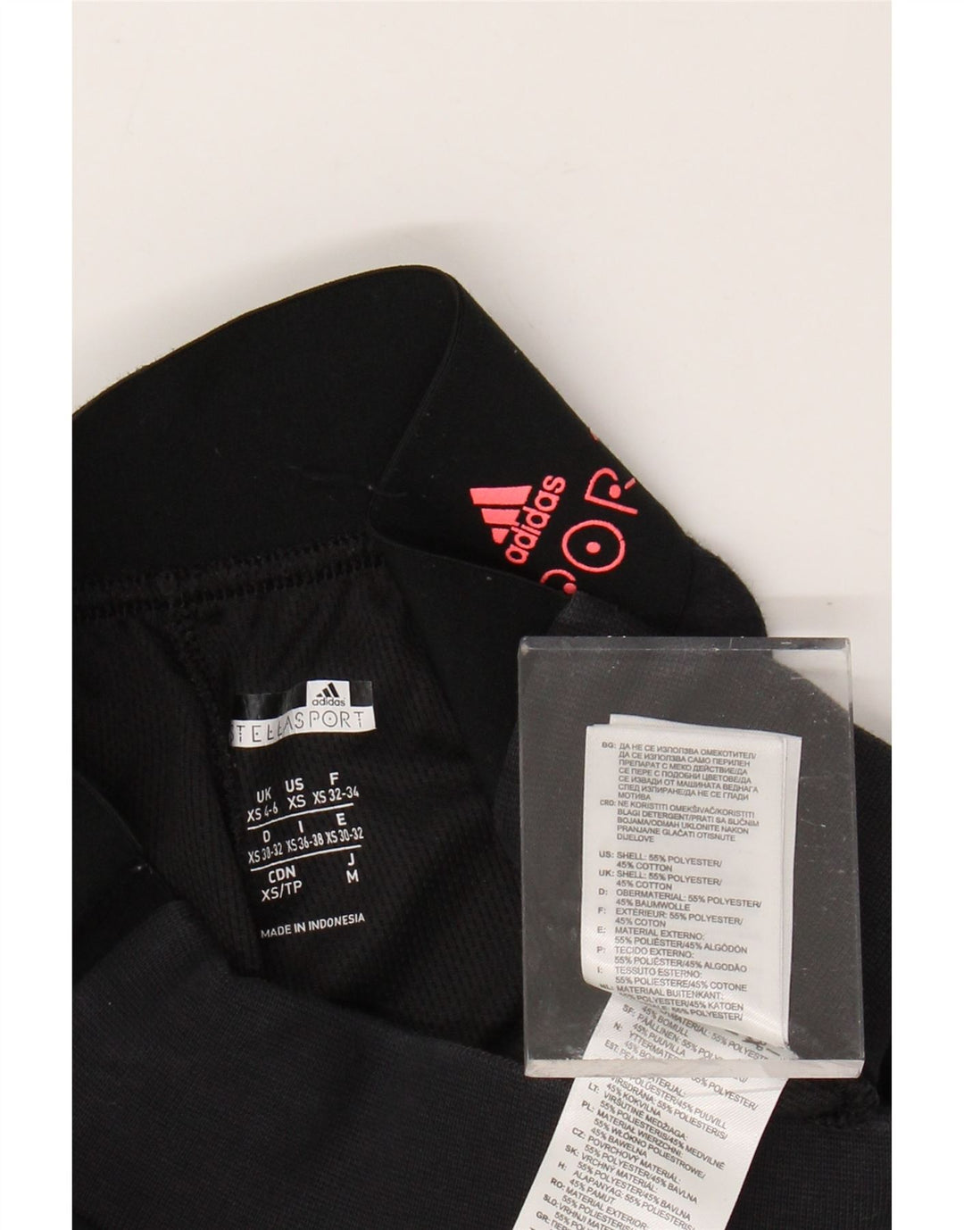 Pantaloni de jogging ADIDAS Stella Graphic pentru femei UK 4/6 XS Negru