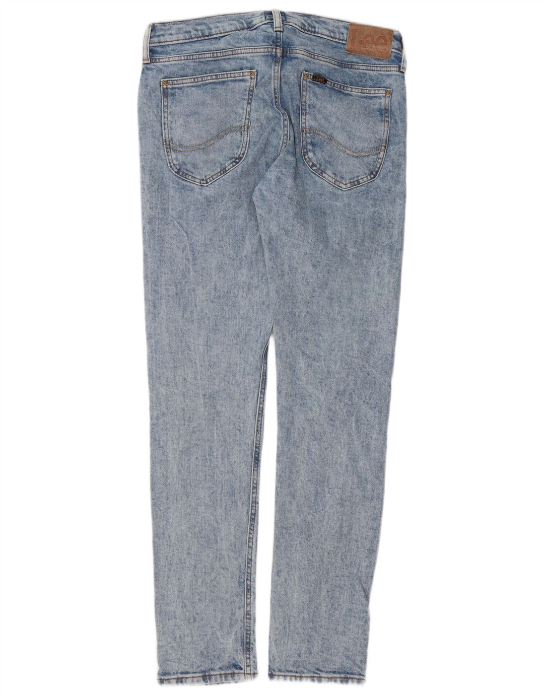 LEE Mens Luke Slim Jeans W30 L32 Blue Cotton