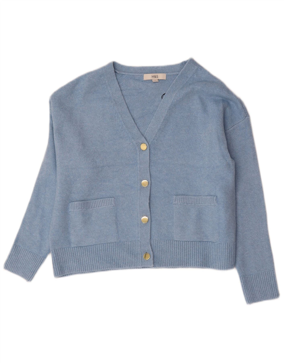 Pulover cardigan supradimensionat pentru femei Marks & Spencer UK 10 Small Blue