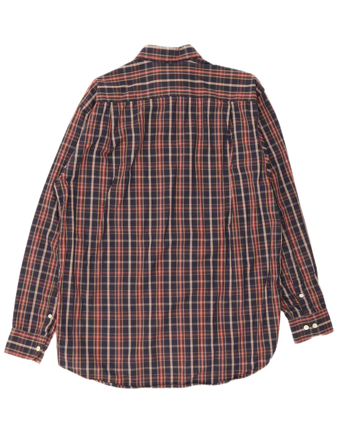 Cămașă pentru bărbați Lacoste Classic Fit, carouri mici, albastru marin