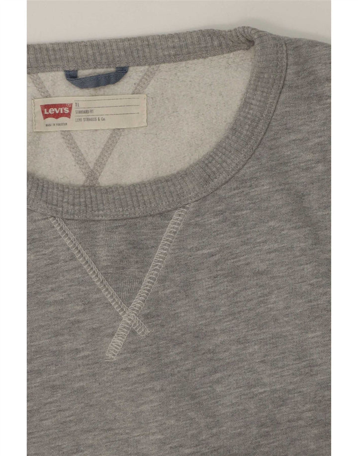 Pulover XL pentru bărbați Levi's Standard Fit, gri